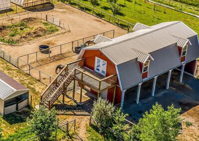 Two Story Country Horse Barn